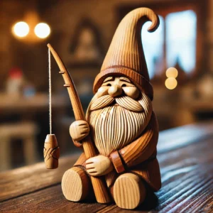 The fishing gnome