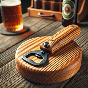 Hand Carved Wooden Bottle Opener
